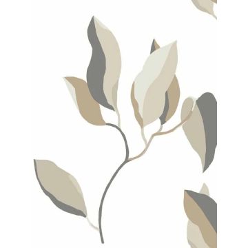Brushwork Branches Neutral & Gold Wallpaper