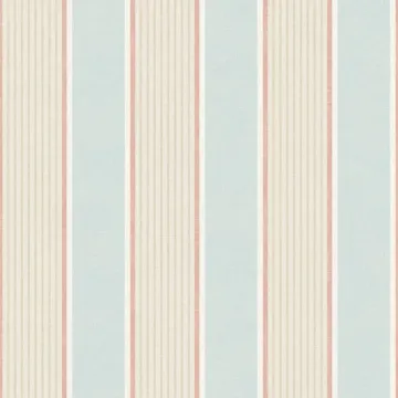 Turf Blue Stripe Wallpaper Sidewall Chesapeake DLR47275