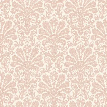 Seascape Salmon Damask Wallpaper Sidewall Chesapeake DLR54643