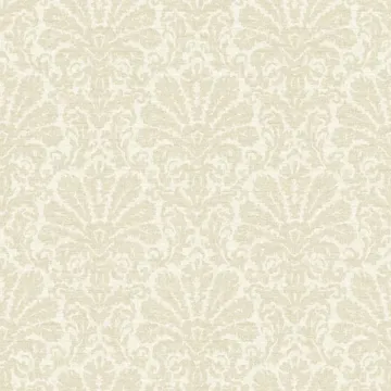 Seascape Beige Damask Wallpaper Sidewall Chesapeake DLR54645