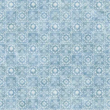 Shell Bay Blue Scallop Damask Wallpaper Sidewall Chesapeake DLR54651
