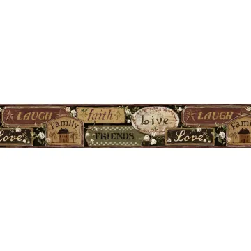 Red Love Wallpaper Border Chesapeake FFR65402B