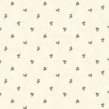 Neutral Little Cherry Toss Wallpaper Sidewall Chesapeake FFR66042
