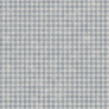 Blue Cottage Plaid Wallpaper Sidewall Chesapeake FFR66303