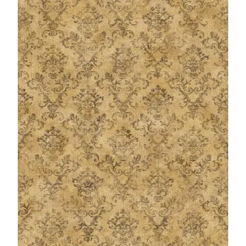 Neutrals Stencil Damask Wallpaper Sidewall Chesapeake FFR66352