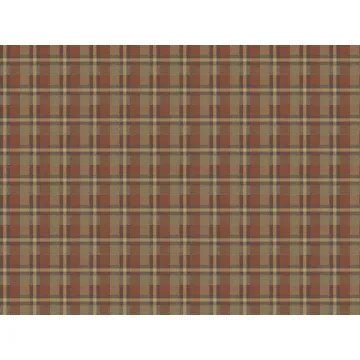 Sonny Red Heritage Tartan Wallpaper Sidewall Chesapeake PUR09163