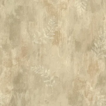Fern Cottage Beige Leaf Toss Wallpaper Sidewall Chesapeake TLL01403