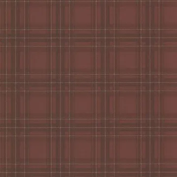Fox Hollow Dark Red Plaid Wallpaper Sidewall Chesapeake TLL01412