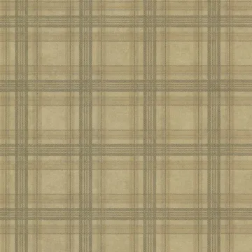 Fox Hollow Olive Plaid Wallpaper Sidewall Chesapeake TLL01413