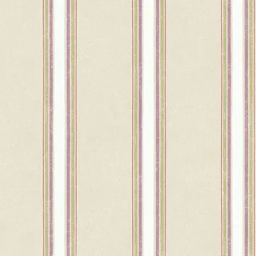 AB42412 Shabby Stripe Wallpaper Taupe, Purple, Green Abby Rose 3 Norwall Wallcovering