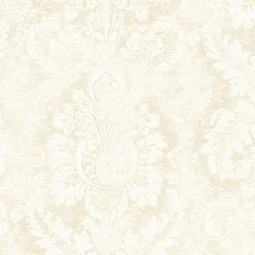 AB42427 Valentine Damask Wallpaper Cream Abby Rose 3 Norwall Wallcovering
