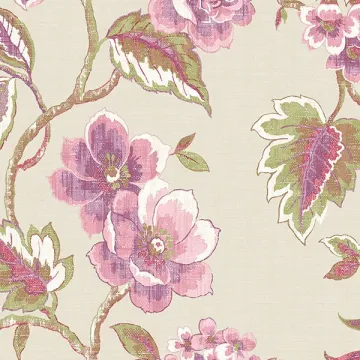 AB42439 Chloe Wallpaper Taupe, Purple, Green, Pink Abby Rose 3 Norwall Wallcovering