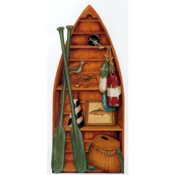 Row Boat Wallpaper Accent Mural AC2877M