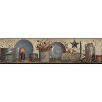 Country Keepsakes Simple Blessings Border Wallpaper