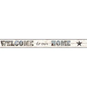 Country Keepsakes Welcome To Our Home Border Wallpaper