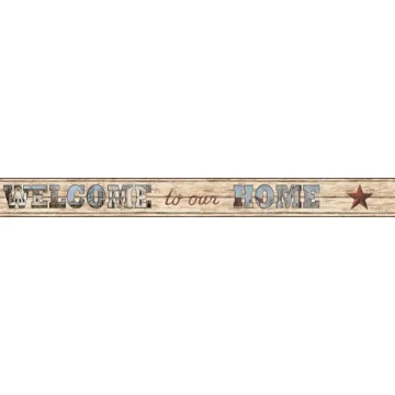 Country Keepsakes Welcome To Our Home Border Wallpaper