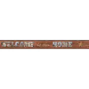 Country Keepsakes Welcome To Our Home Border Wallpaper