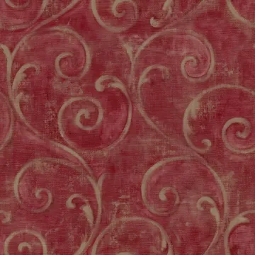 American Classics Textured Scroll Wallpaper