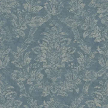 American Classics Distressed Damask Wallpaper