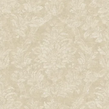 American Classics Distressed Damask Wallpaper