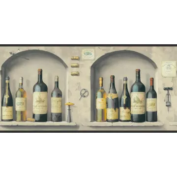 American Classics The Wine Is Fine Border