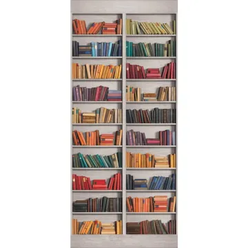 American Classics Two Panel Book Shelf Mural