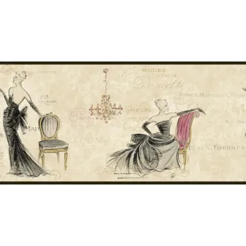 American Classics Coctail Party Border