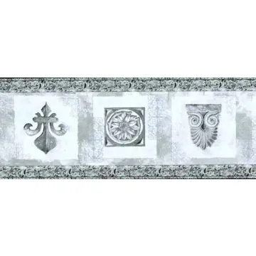 Charcoal Architectural Design Wallpaper Borde