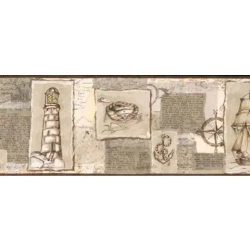 Love of Nautical Wallpaper Border