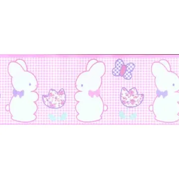 Bunny Nursery Wallpaper Border BJC6682B Imperial