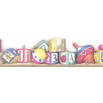Childrens Toy Wallpaper Border