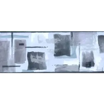 Abstract Block & Line Wallpaper Border - International
