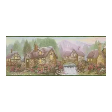 Country Cottage Wallpaper Border