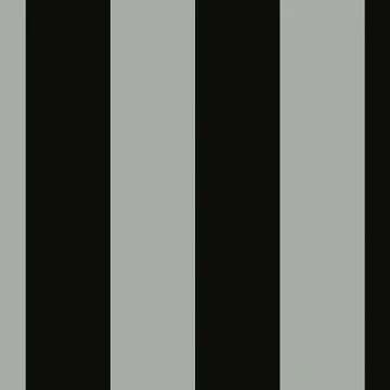 BW28749 2.5" Tent Stripe Wallpaper Metallic Silver, Black Shades Norwall Wallcovering