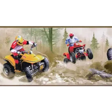 All Terrain Vehicle Wallpaper Border