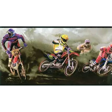 Motocross Wallpaper Border