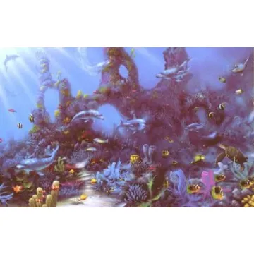 Dolphins Paradise Wallpaper Mural