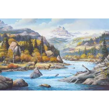 Elk Country Wallpaper Mural