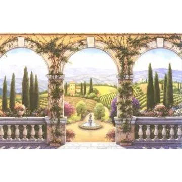 Tuscan Villa Wallpaper Mural