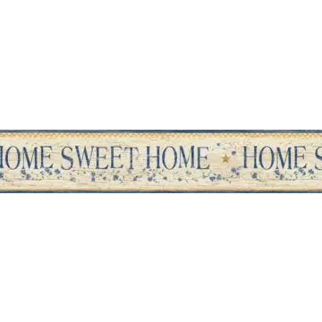 Home Sweet Home Crackle Wallpaper Border