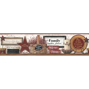 Hearts & Crafts Iii Friends & Family Shelf Border
