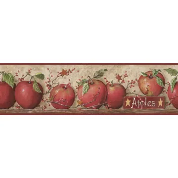 Hearts & Crafts Apple Border