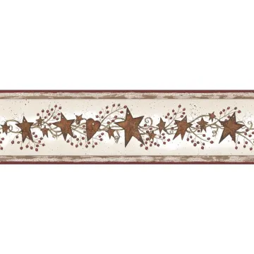 Hearts & Crafts Iii Tin Stars With Berries Border