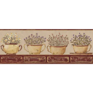 Hearts & Crafts Iii Herb Border
