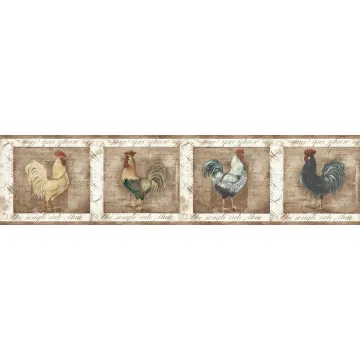 Hearts & Crafts Iii Rooster Border