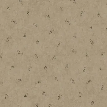 Hearts & Crafts Iii Leaf And Scroll Spot Wallpaper