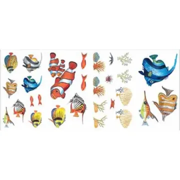 Seascape Peel and Stick Appliques