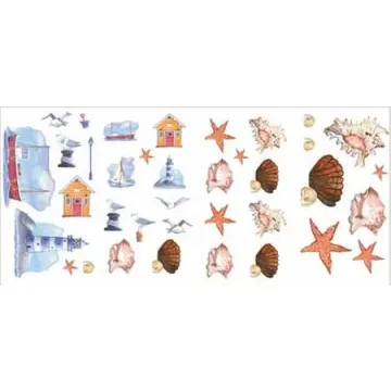 Gulf Shores Peel and Stick Appliques