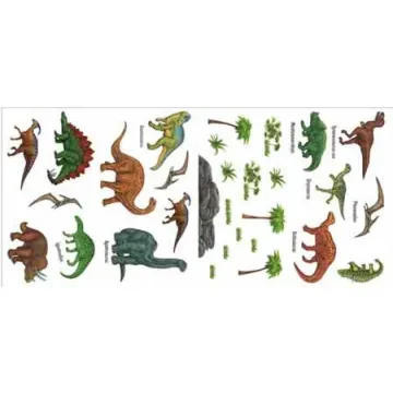 Dinosaur Peel and Stick Appliques 01159