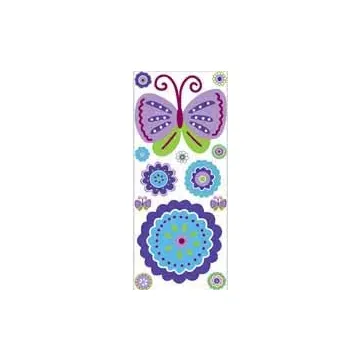 Patchwork Purple Jumbo Applique